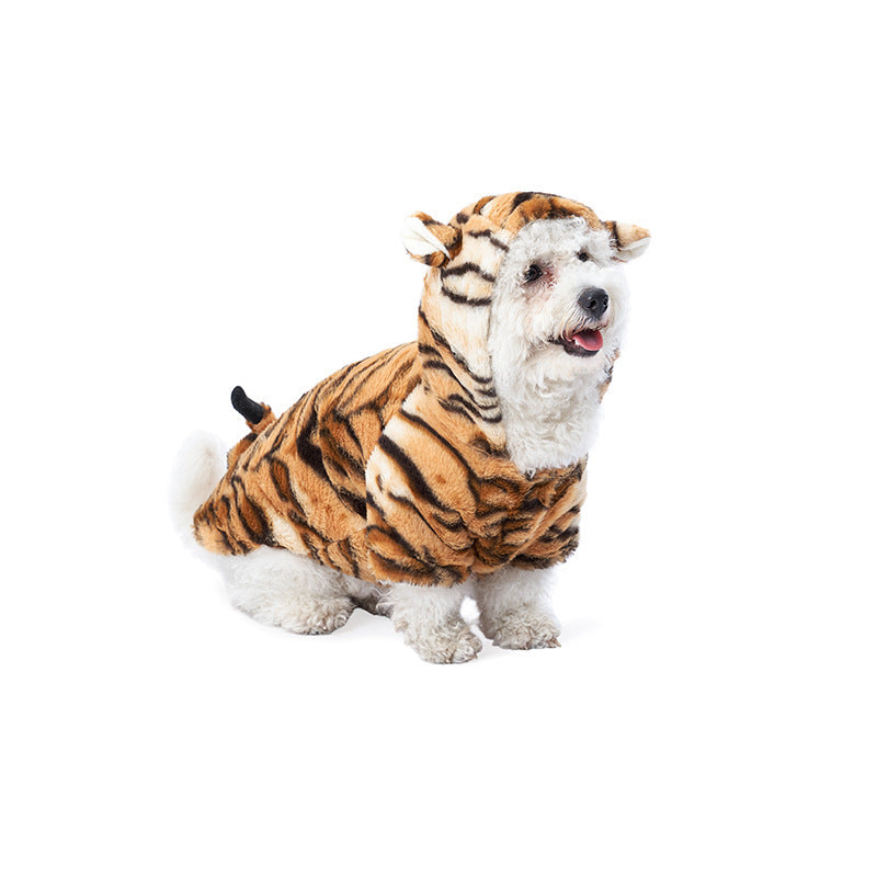 Tiger Tail Warm Hoodie Costume
