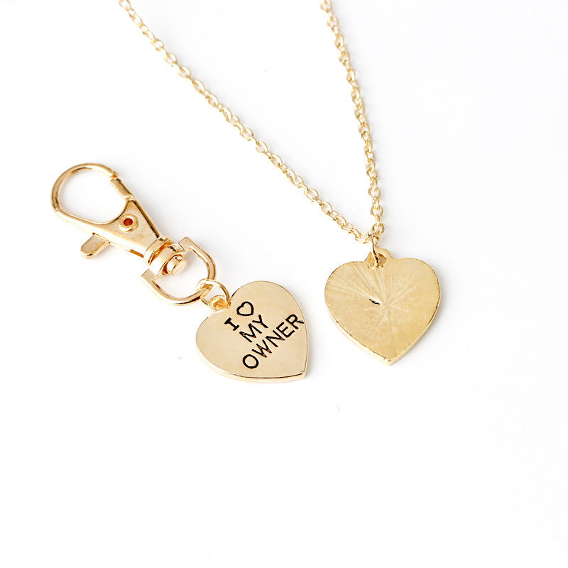 Dog Pet Necklace Set
