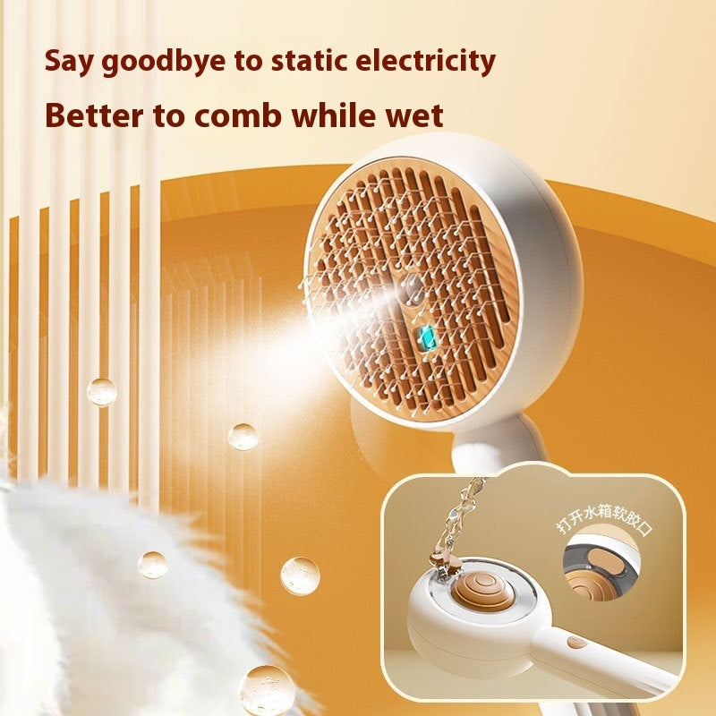 Pet One-click Hair Removal Steam Brush