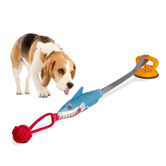 Shark Pet Toy With Super Suction Cup