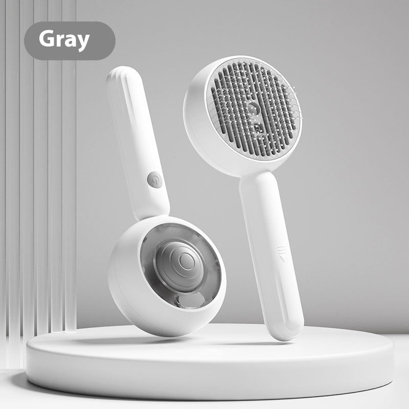 Pet One-click Hair Removal Steam Brush