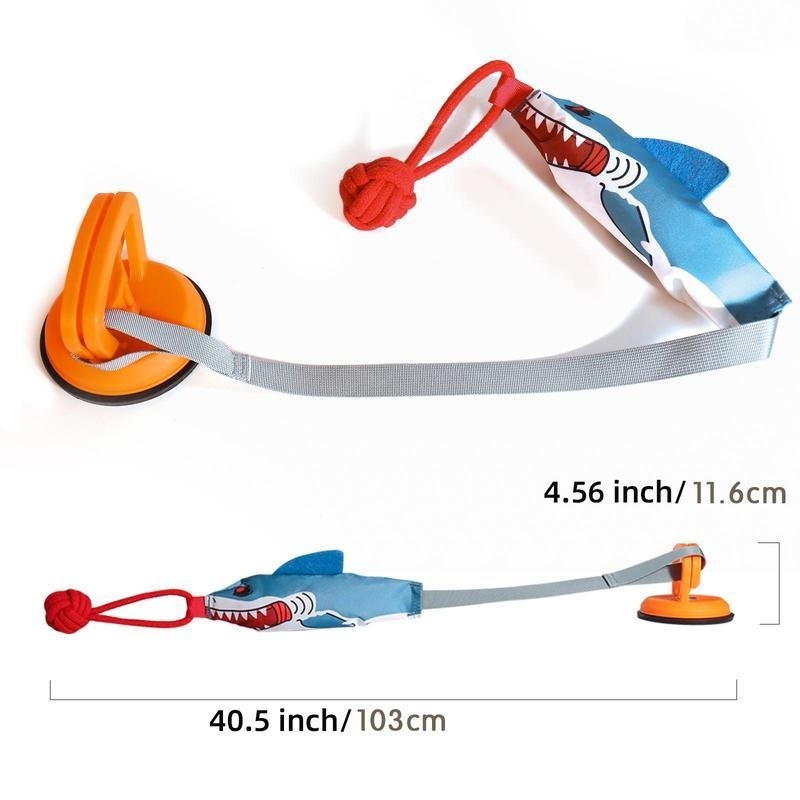 Shark Pet Toy With Super Suction Cup