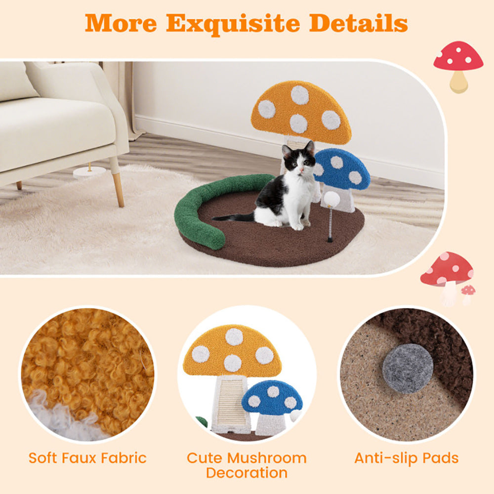 3 in 1 Mushroom Cat Bed