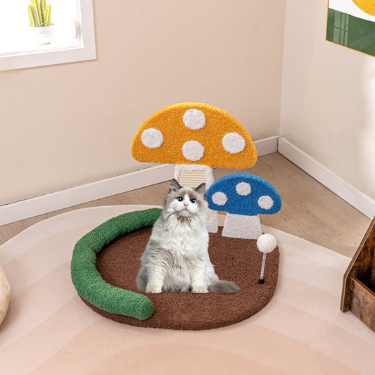 3 in 1 Mushroom Cat Bed