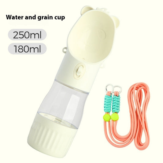 2 In 1 Water & Food Container with Strap