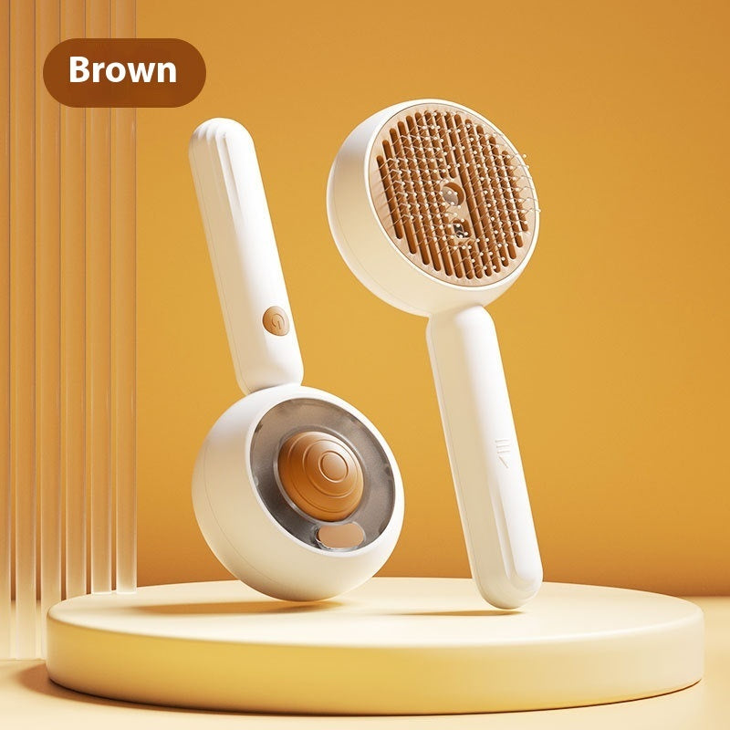 Pet One-click Hair Removal Steam Brush