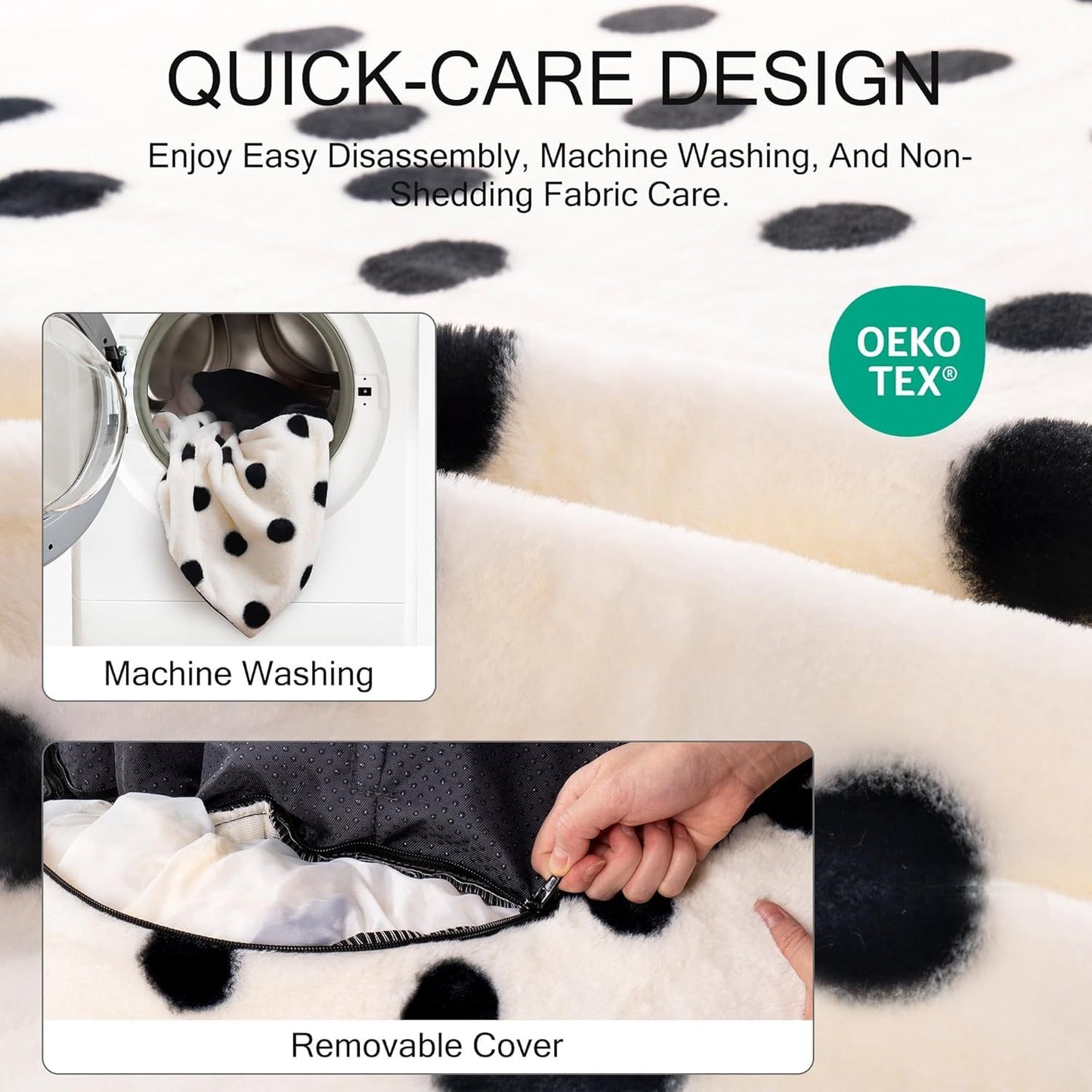 Calming Dot Donut Bed