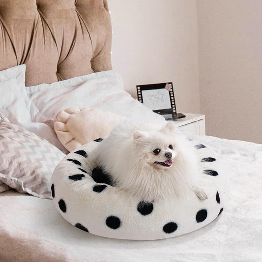 Calming Dot Donut Bed