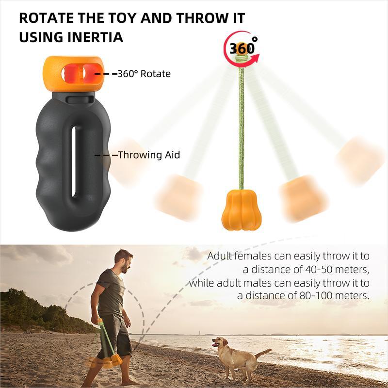 Pumpkin Tug-Of-War Rope for Aggressive Chewers