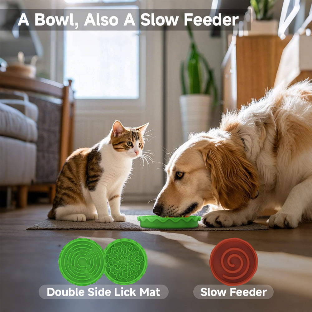 5 in 1 Hamburger Multi-layer Slow Feeder