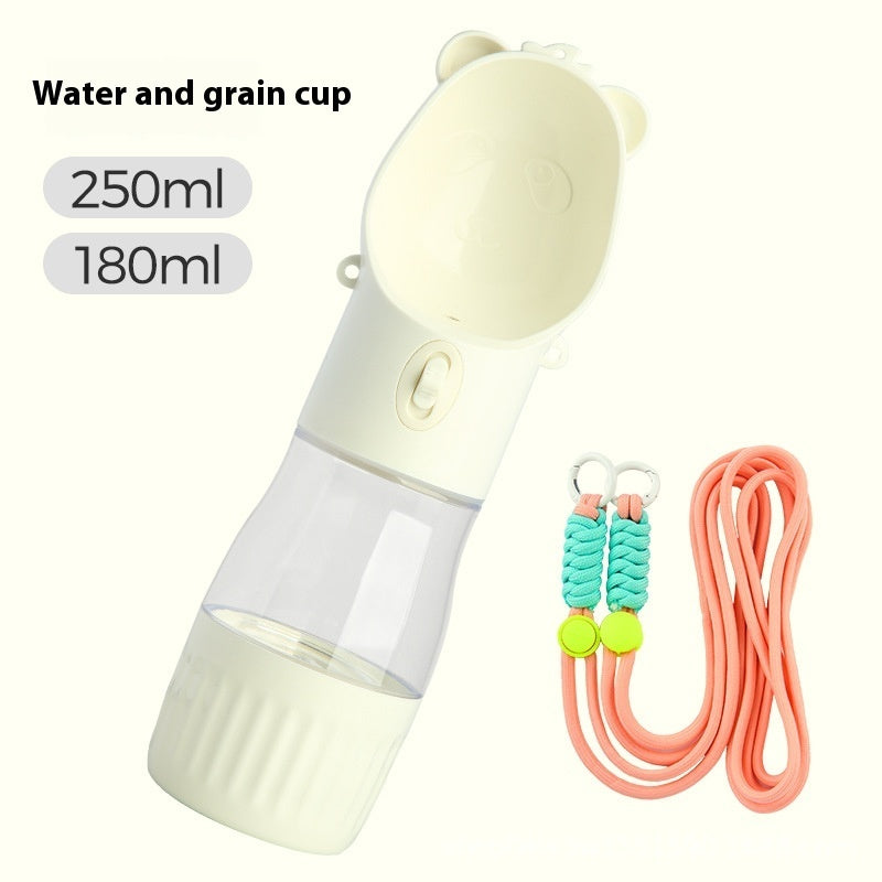 2 In 1 Water & Food Container with Strap