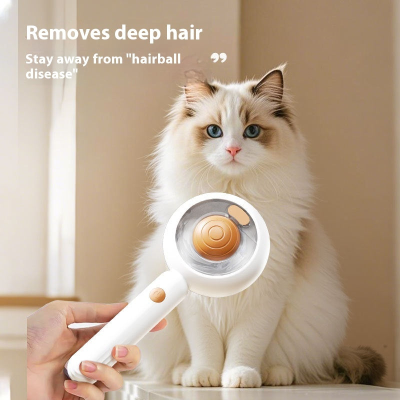 Pet One-click Hair Removal Steam Brush