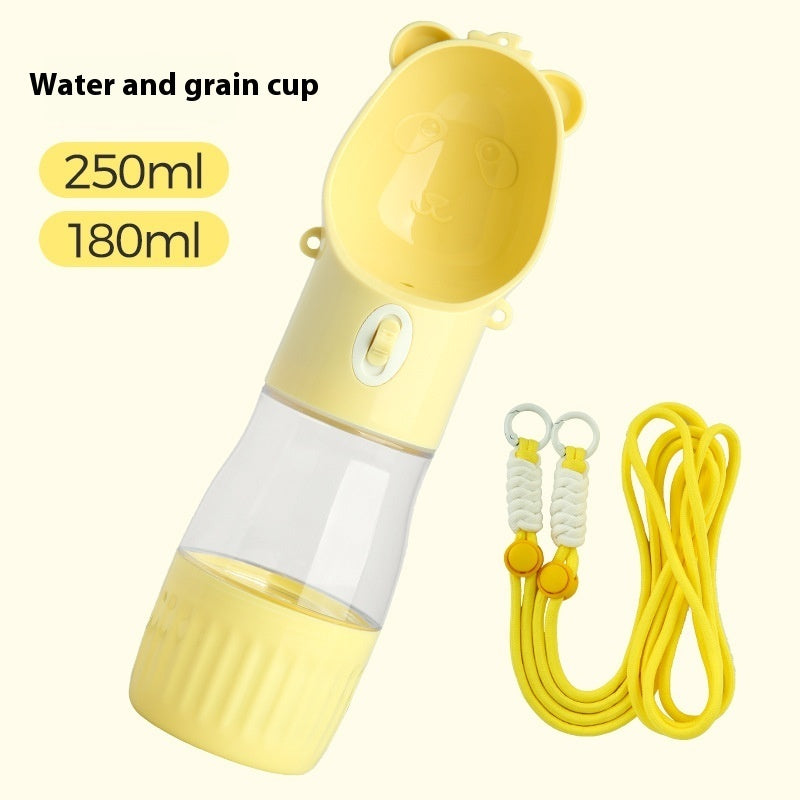 2 In 1 Water & Food Container with Strap