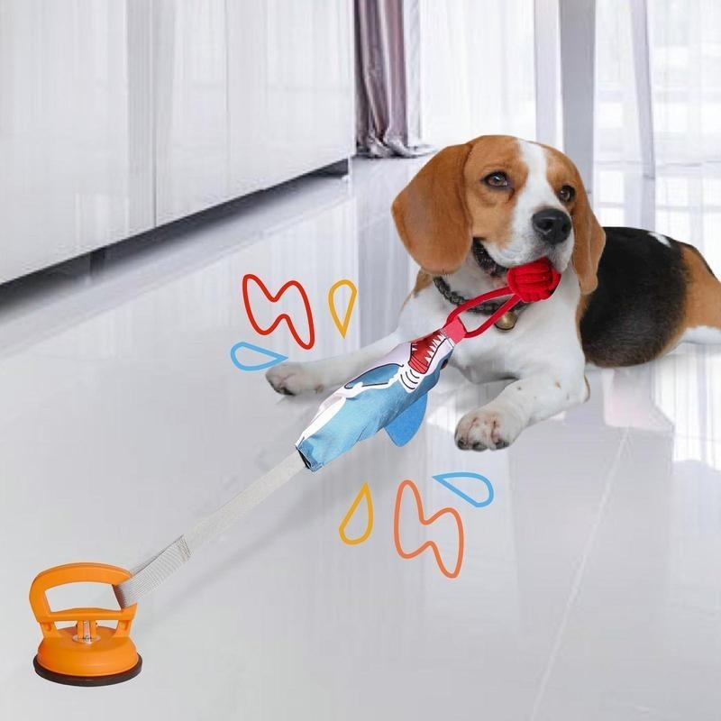 Shark Pet Toy With Super Suction Cup