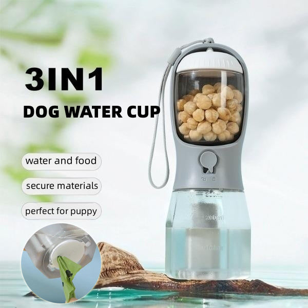 3 in 1 Pet Water Bottle