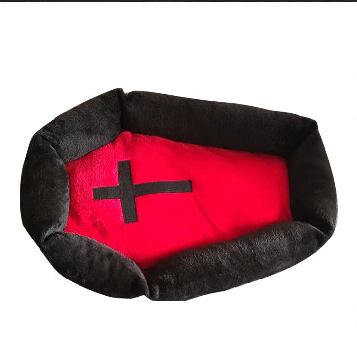 Halloween Coffin Pet Bed