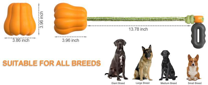 Pumpkin Tug-Of-War Rope for Aggressive Chewers
