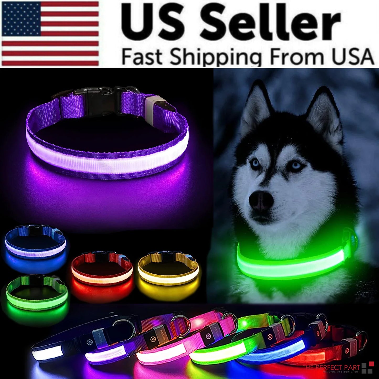 LED Premium Waterproof Collar