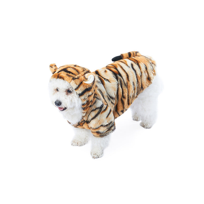 Tiger Tail Warm Hoodie Costume