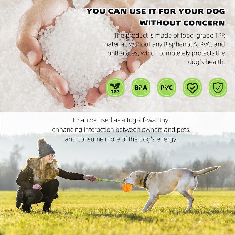 Pumpkin Tug-Of-War Rope for Aggressive Chewers