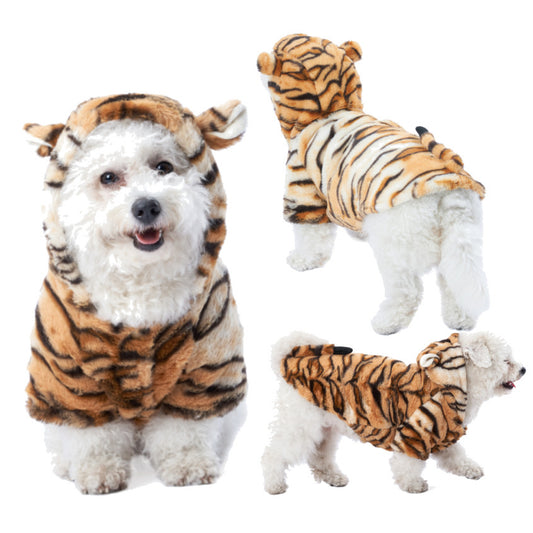 Tiger Tail Warm Hoodie Costume